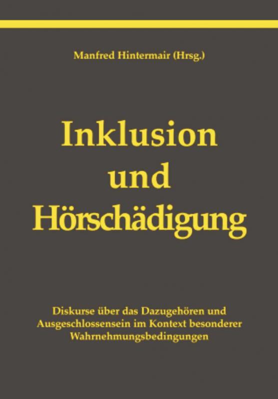 Cover-Bild Inklusion und Hörschädigung