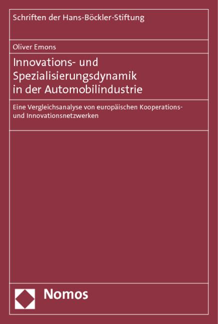 Cover-Bild Innovations- und Spezialisierungsdynamik in der Automobilindustrie