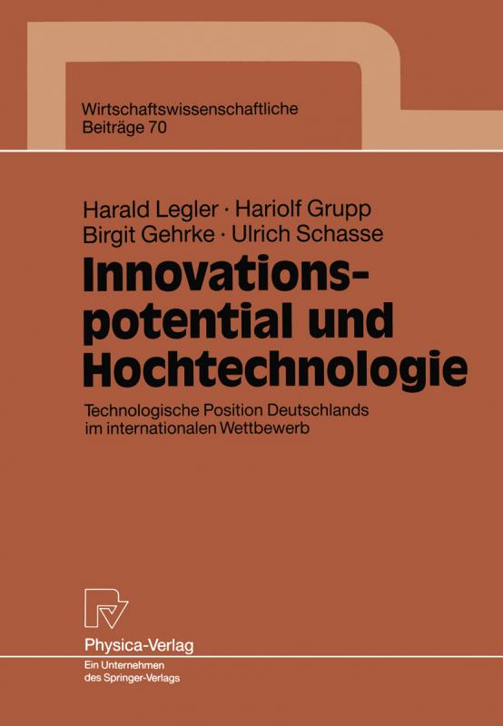 Cover-Bild Innovationspotential und Hochtechnologie