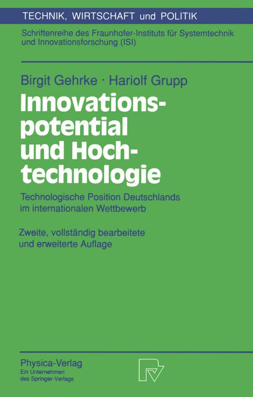 Cover-Bild Innovationspotential und Hochtechnologie