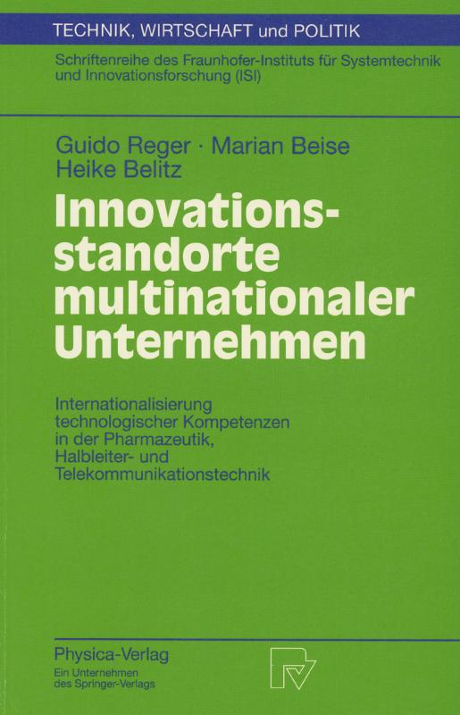 Cover-Bild Innovationsstandorte multinationaler Unternehmen
