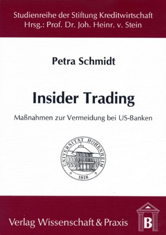 Cover-Bild Insider Trading.