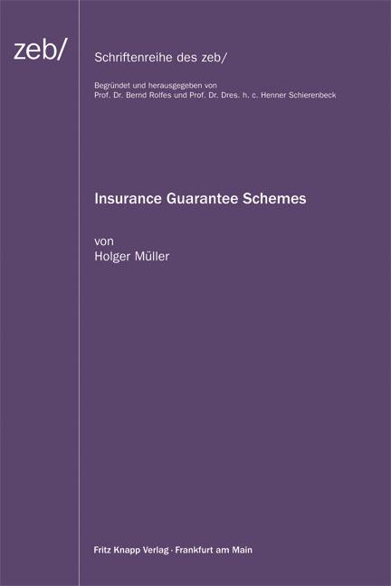 Cover-Bild Insurance Guarantee Schemes