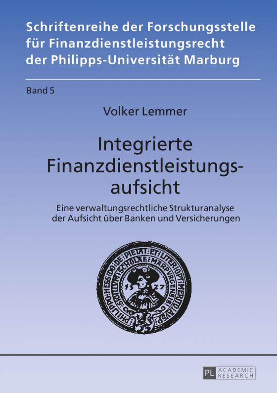 Cover-Bild Integrierte Finanzdienstleistungsaufsicht