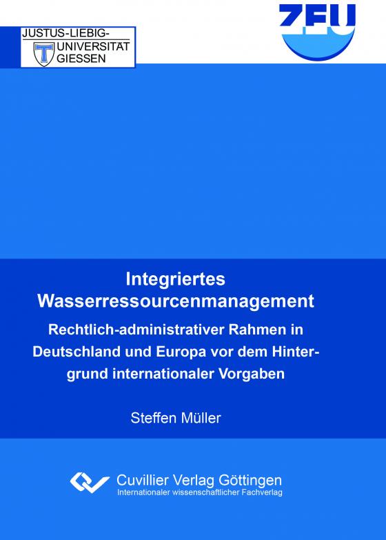 Cover-Bild Integriertes Wasserressourcenmanagement