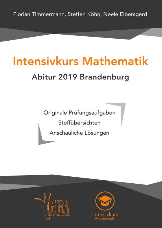 Cover-Bild Intensivkurs Mathematik - Abitur 2019 Brandenburg
