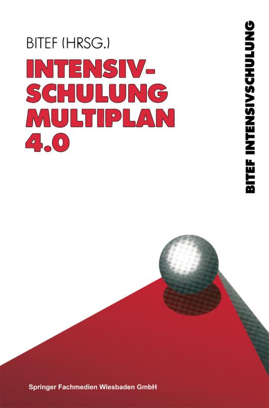 Cover-Bild Intensivschulung Multiplan 4.0