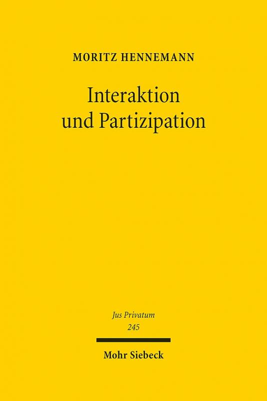 Cover-Bild Interaktion und Partizipation