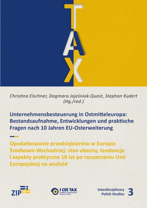 Cover-Bild Interdisciplinary Polish Studies / Unternehmensbesteuerung in Ostmitteleuropa