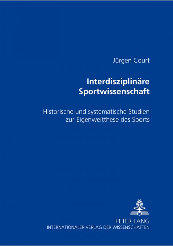 Cover-Bild Interdisziplinäre Sportwissenschaft