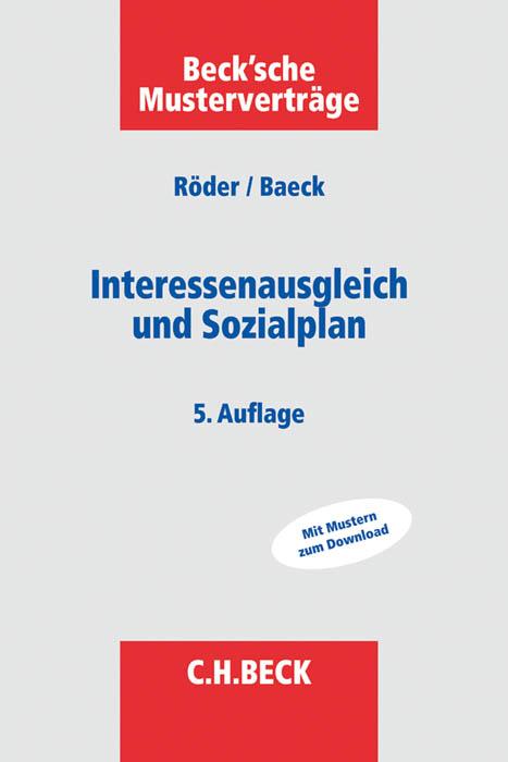 Cover-Bild Interessenausgleich und Sozialplan