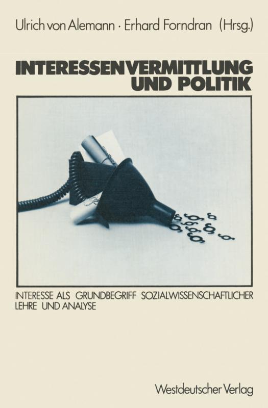 Cover-Bild Interessenvermittlung und Politik