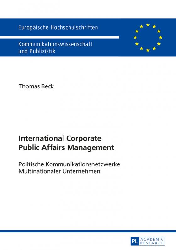 Cover-Bild International Corporate Public Affairs Management
