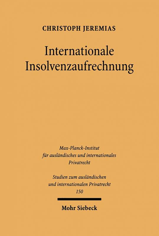 Cover-Bild Internationale Insolvenzaufrechnung