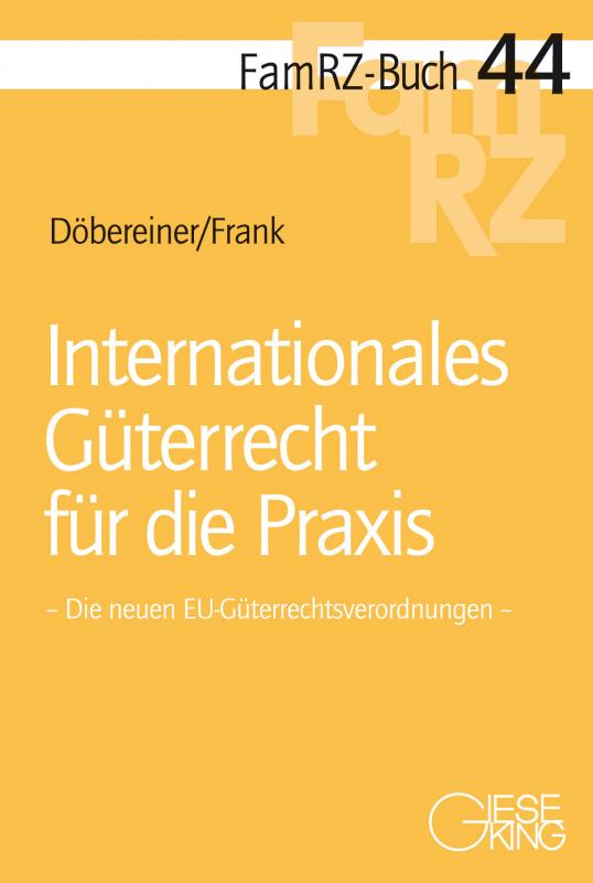 Cover-Bild Internationales Güterrecht für die Praxis