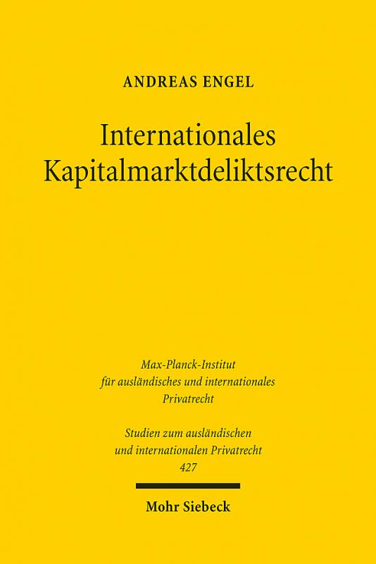 Cover-Bild Internationales Kapitalmarktdeliktsrecht