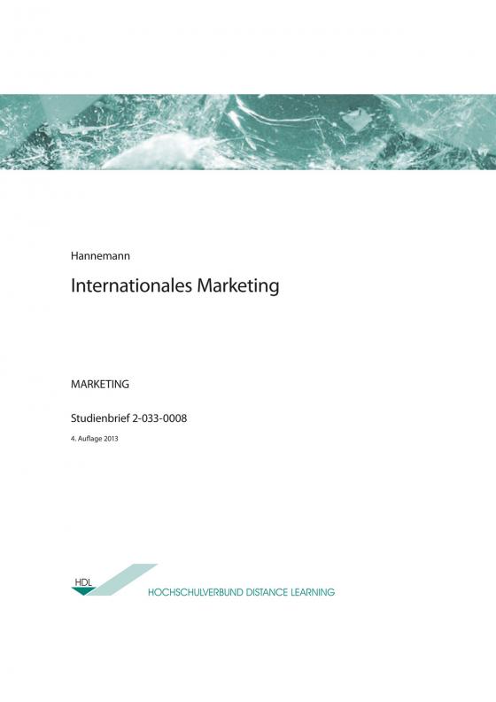 Cover-Bild Internationales Marketing