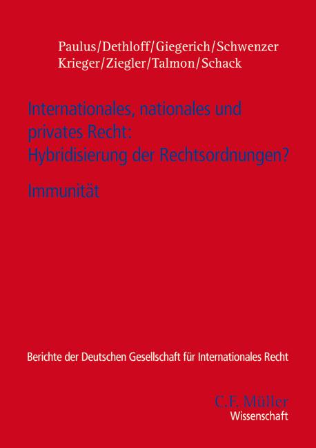 Cover-Bild Internationales, nationales und privates Recht: Hybridisierung der Rechtsordnungen?