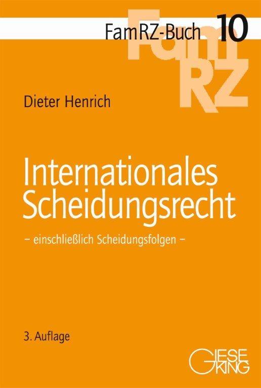 Cover-Bild Internationales Scheidungsrecht