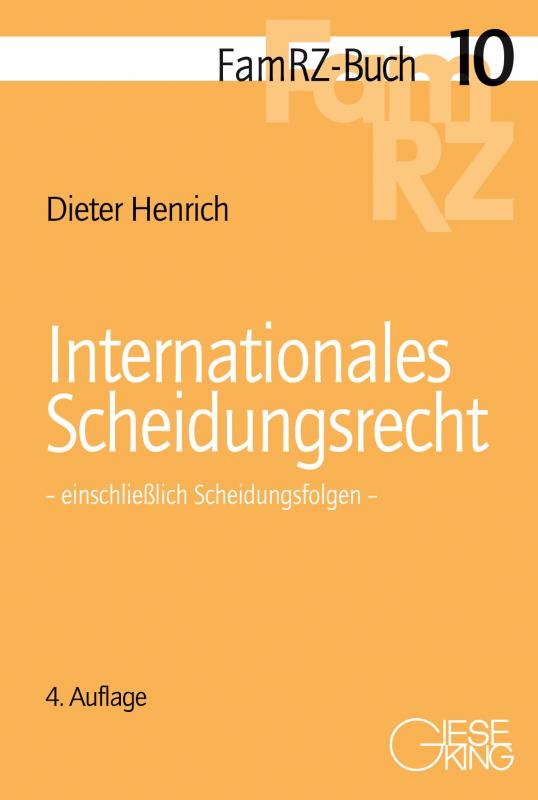 Cover-Bild Internationales Scheidungsrecht