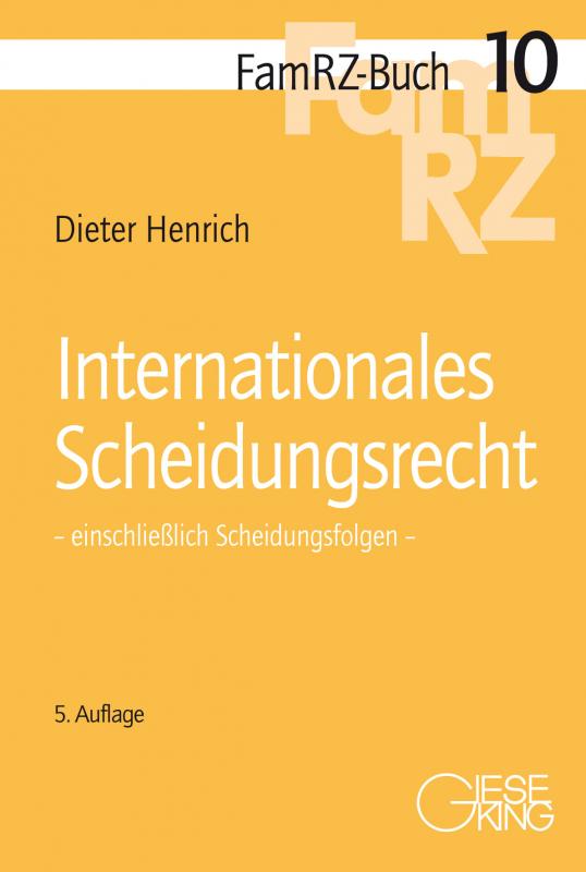 Cover-Bild Internationales Scheidungsrecht