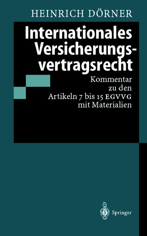 Cover-Bild Internationales Versicherungsvertragsrecht