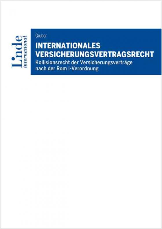 Cover-Bild Internationales Versicherungsvertragsrecht