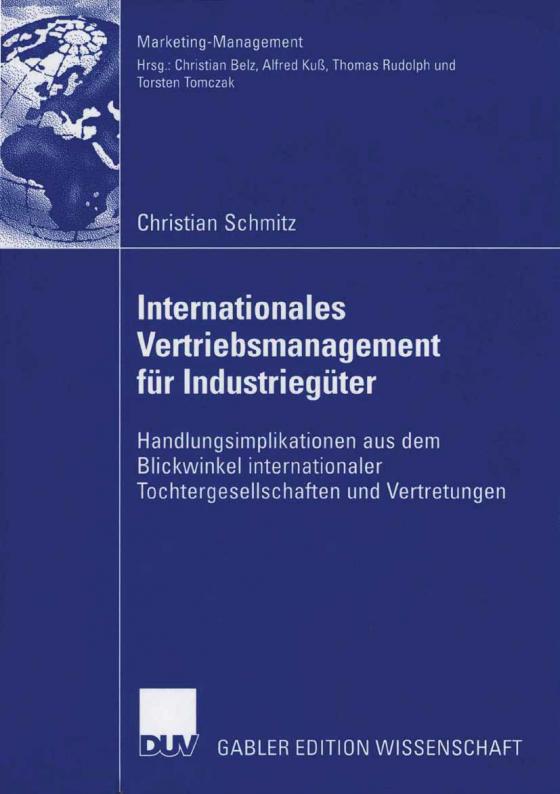 Cover-Bild Internationales Vertriebsmanagement für Industriegüter