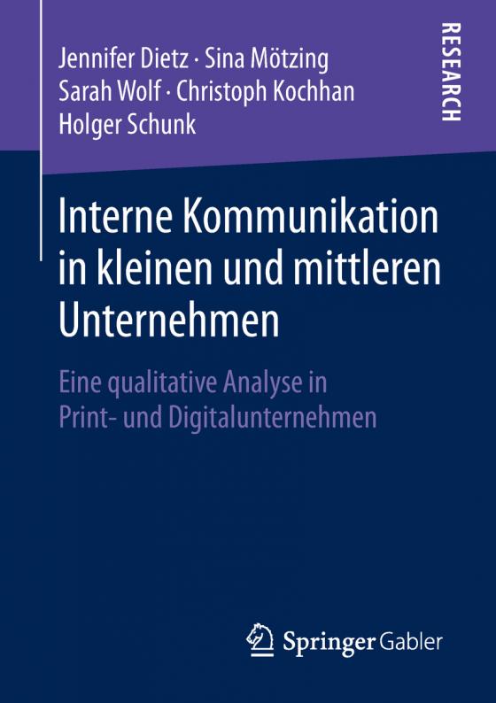 Cover-Bild Interne Kommunikation in kleinen und mittleren Unternehmen