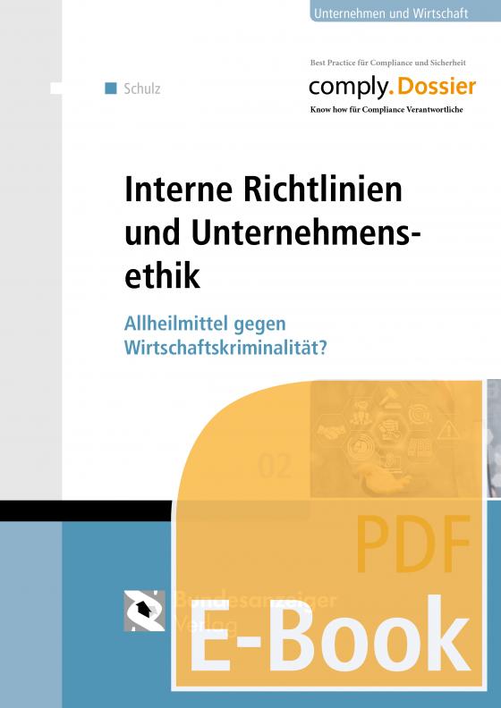 Cover-Bild Interne Richtlinien und Unternehmensethik (E-Book)