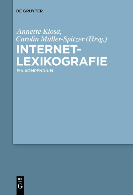 Cover-Bild Internetlexikografie