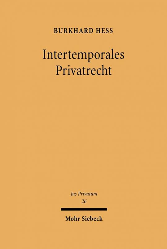 Cover-Bild Intertemporales Privatrecht