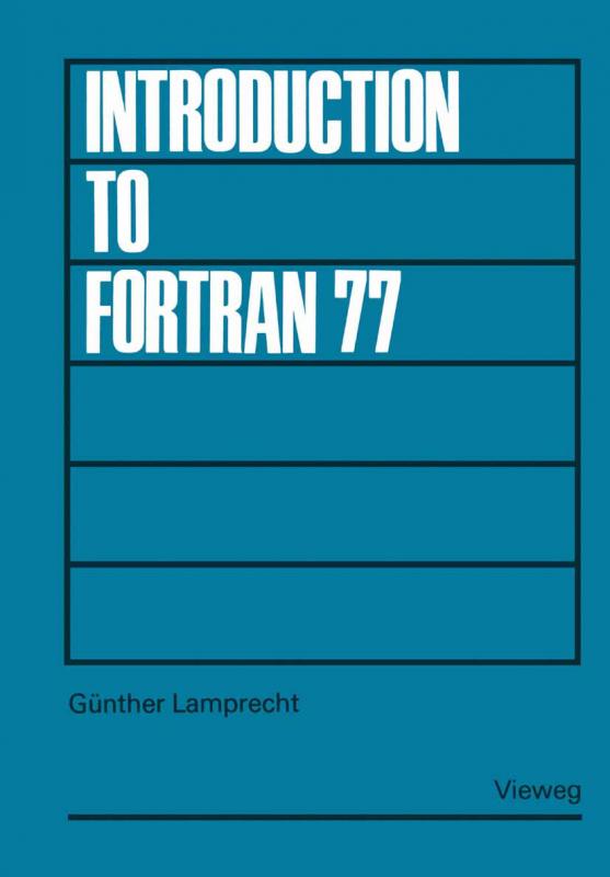 Cover-Bild Introduction to FORTRAN 77