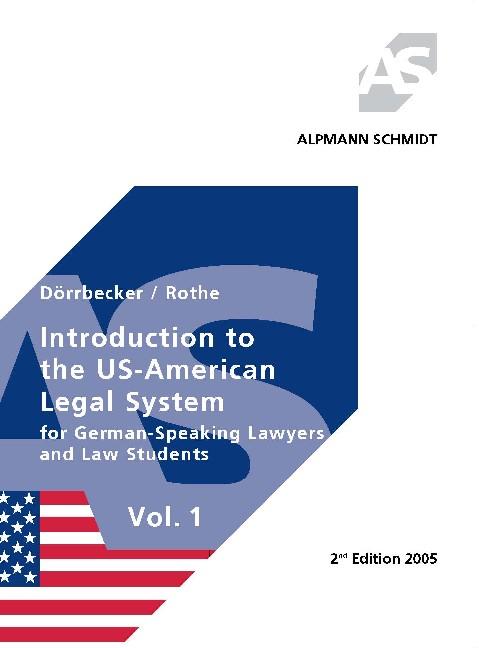 Cover-Bild Introduction to the US-American Legal System Vol. 1