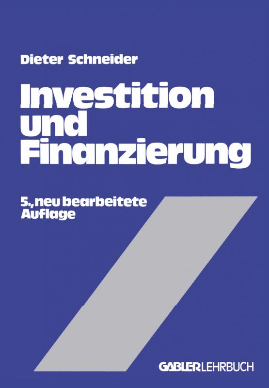 Cover-Bild Investition und Finanzierung