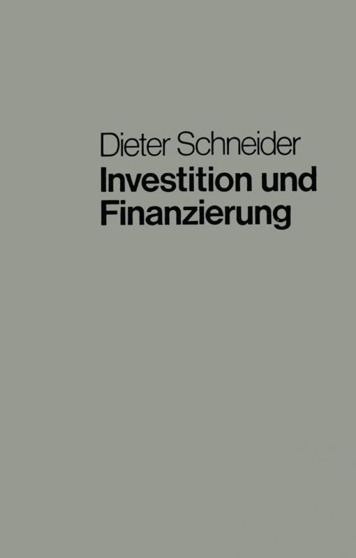 Cover-Bild Investition und Finanzierung