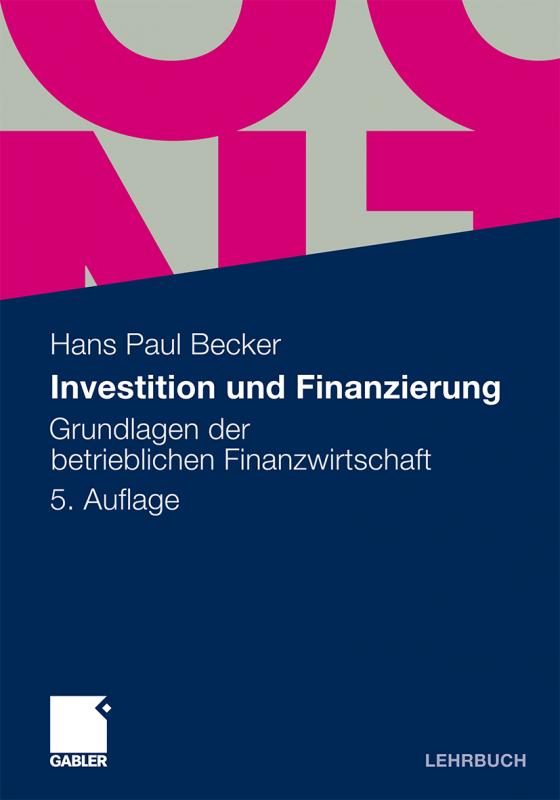 Cover-Bild Investition und Finanzierung