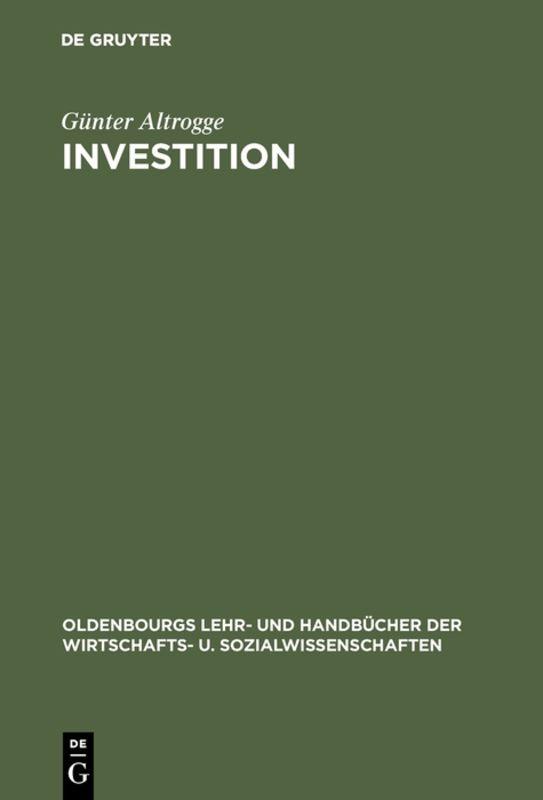 Cover-Bild Investition