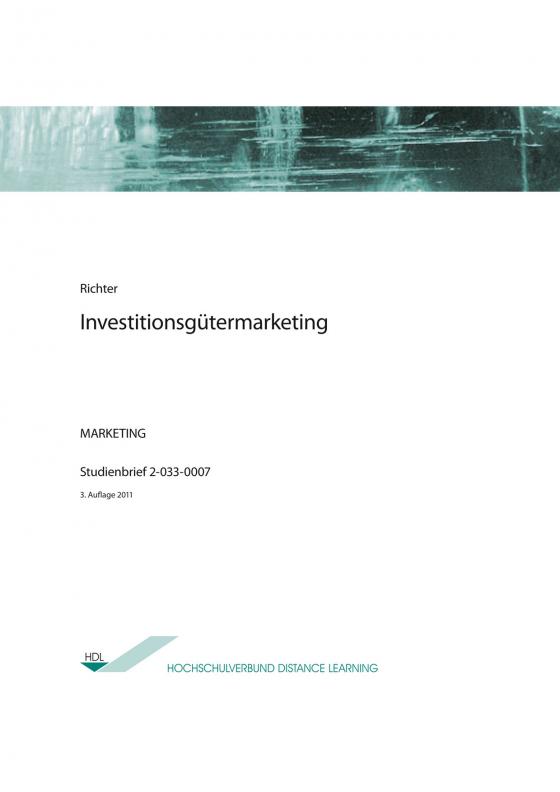 Cover-Bild Investitionsgütermarketing