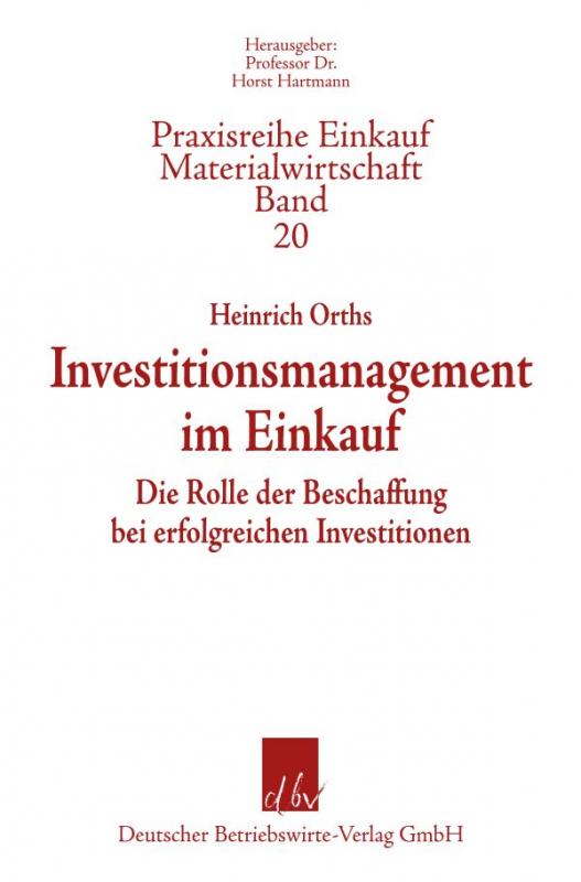 Cover-Bild Investitionsmanagement im Einkauf.