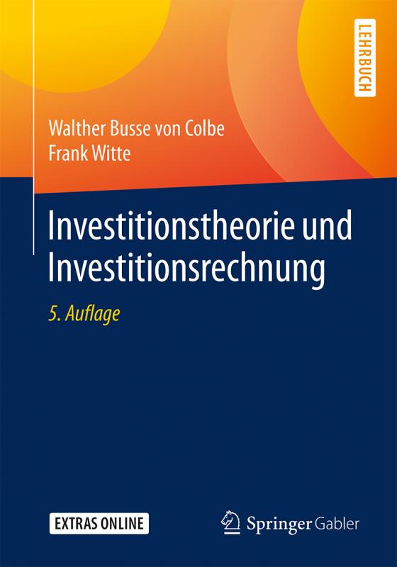 Cover-Bild Investitionstheorie und Investitionsrechnung