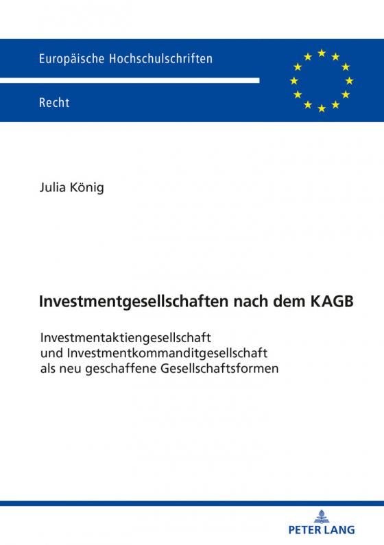 Cover-Bild Investmentgesellschaften nach dem KAGB