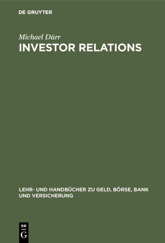Cover-Bild Investor Relations