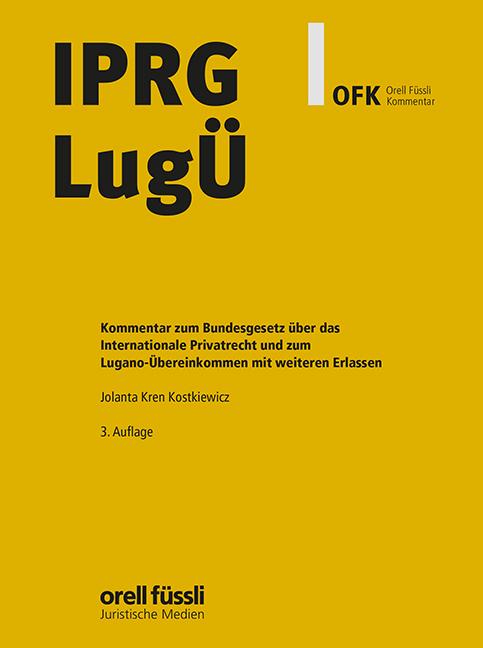 Cover-Bild IPRG/LugÜ Kommentar