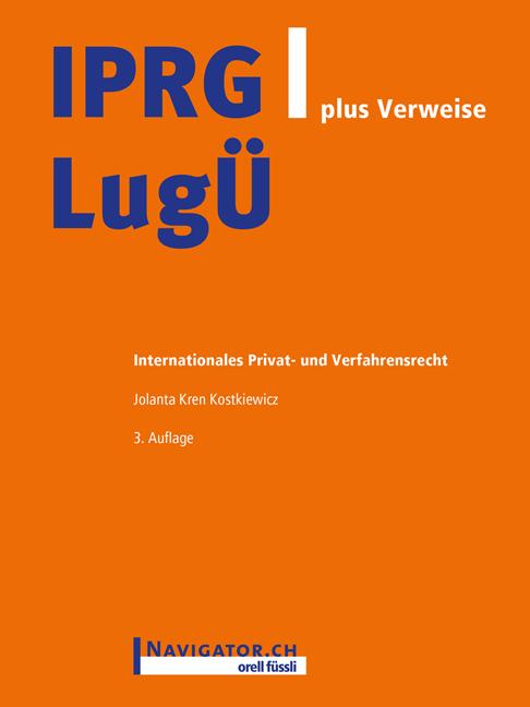 Cover-Bild IPRG/LugÜ plus Verweise