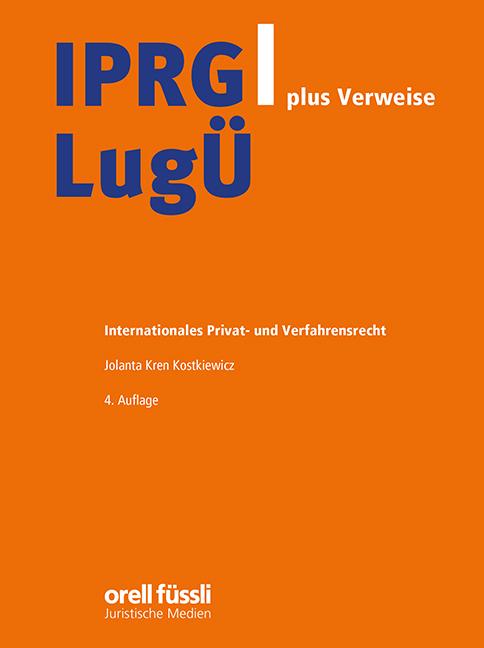 Cover-Bild IPRG/LugÜ plus Verweise