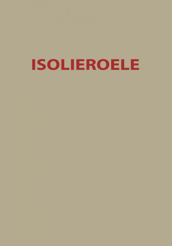 Cover-Bild Isolieroele