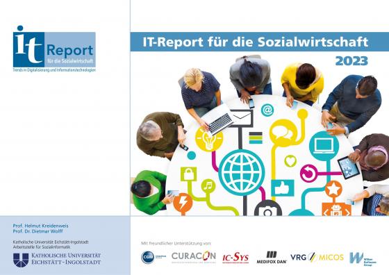 Cover-Bild IT-Report für die Sozialwirtschaft 2023
