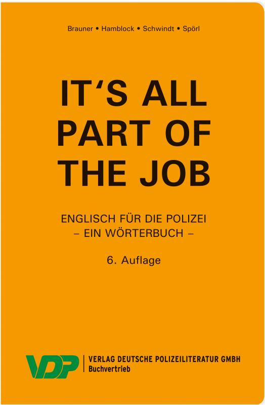 Cover-Bild It's all part of the job - Ein Wörterbuch