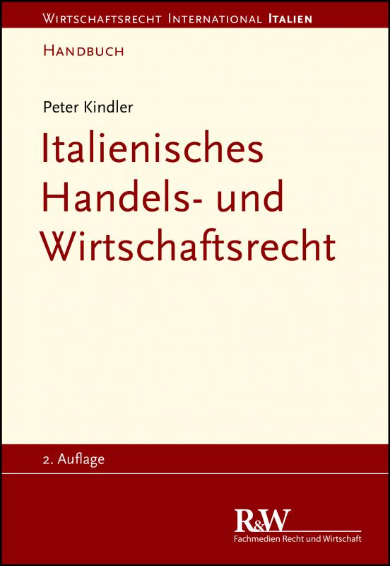 Cover-Bild Italienisches Handels- und Wirtschaftsrecht